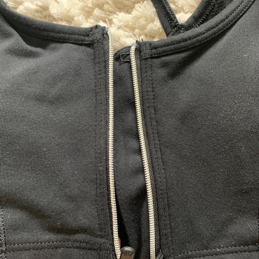Athleta front zipper sports bra size xs - Picture 5 of 6